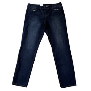 Calvin Klein Jeans Women's Size 16 Ultimate Skinny Dark Blue Jeans NWT